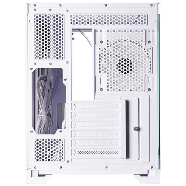 Chieftec Visio Midi Tower-hus (hvid | 2x USB-A | 1x USB-C | RGB | hærdet glas)