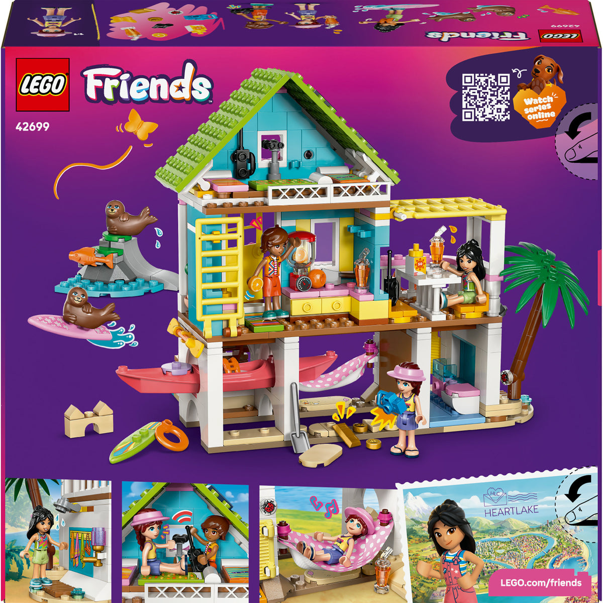 Lego friends 42699 strandhus med sæler