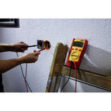 Wiha digitalt multimeter op til 600 V AC, Cat IV måleenhed (rød gul)