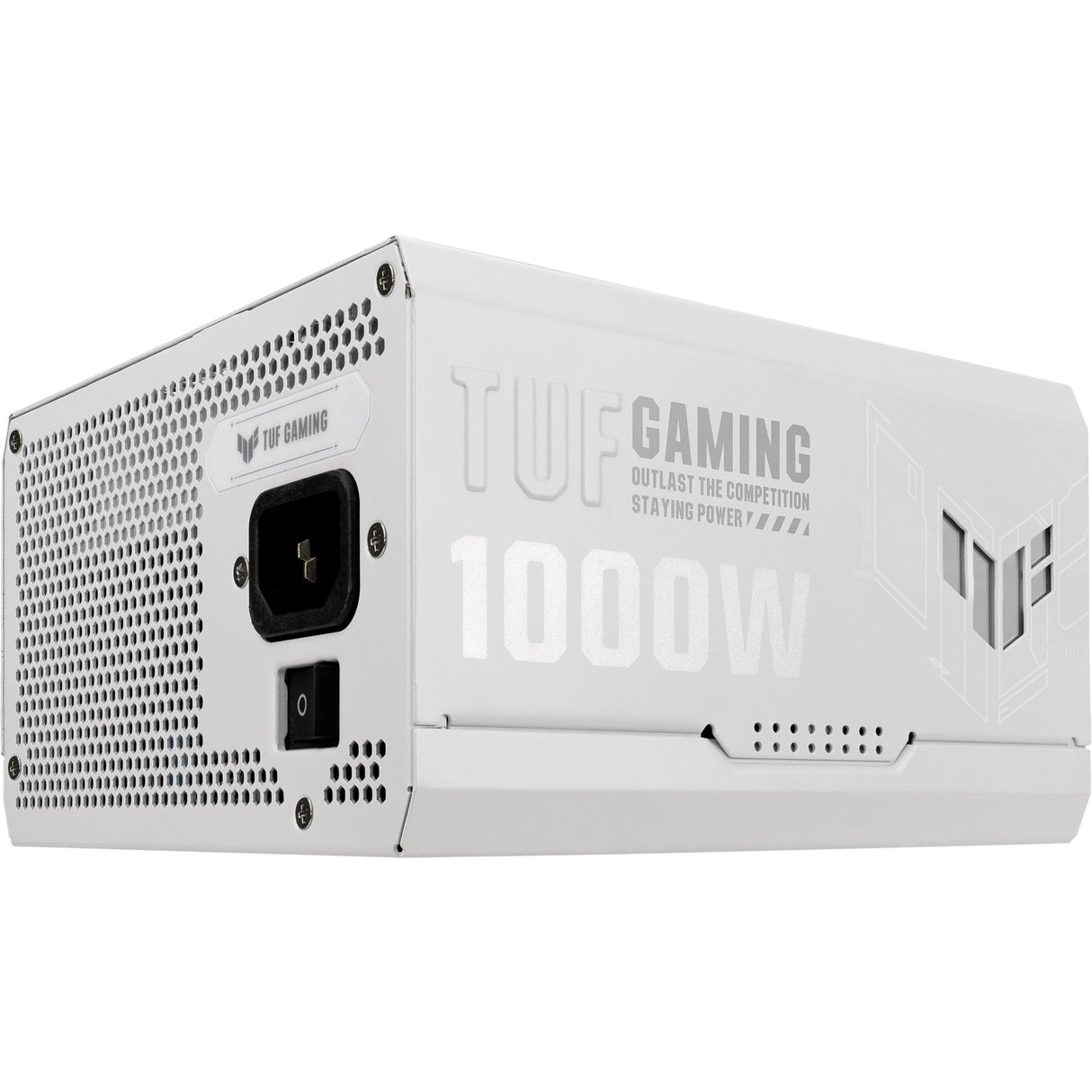 Asus tuf gaming gold white edition modulær 1000 watt strømforsyning (hvid, 1x 12v-2x6, 4x pcie)