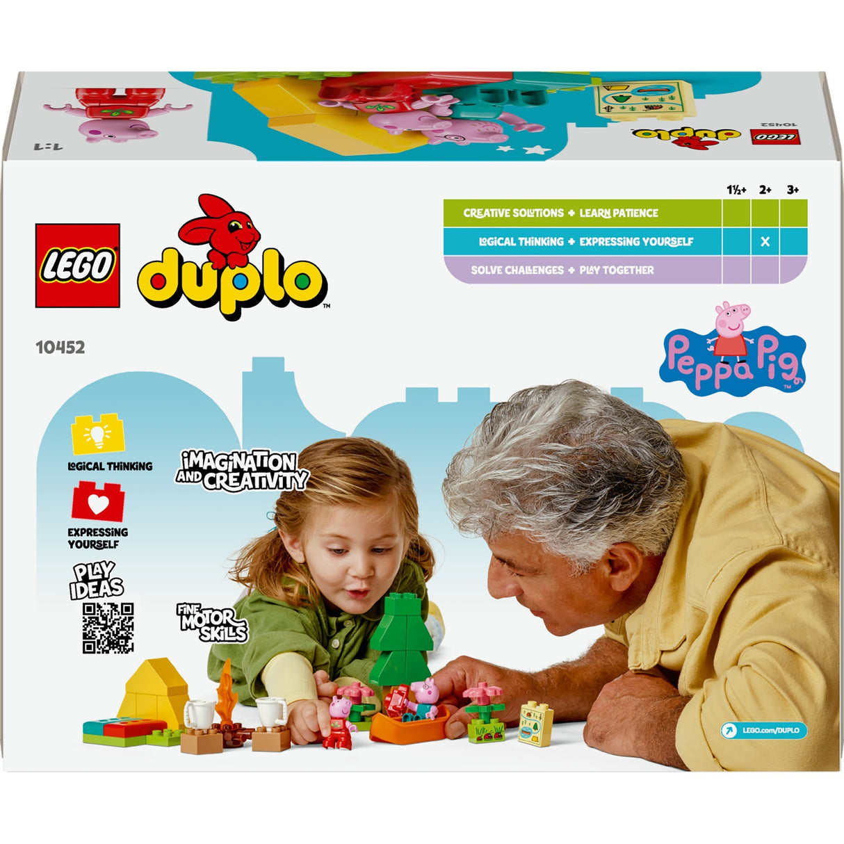 Lego duplo 10452 peppa pig campingtur