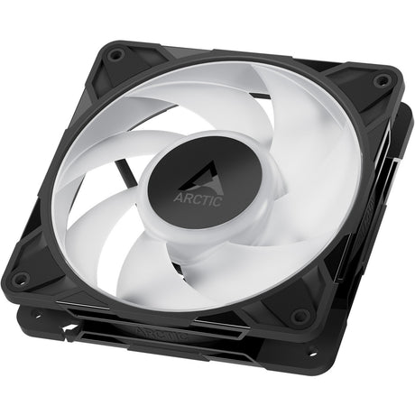 Arctic p12 pro a-rgb kabinet blæser (sort, 120 x 120 x 25 mm, pwm)