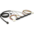 Delock mini SAS HD SFF-8643 > 4 x SAS SFF-8482 + strøm + sidebåndsadapter (sort, 1 meter)
