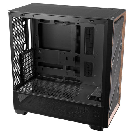 Antec Flux Midi Tower-hus (sort | 2x USB-A | 1x USB-C | hærdet glas)