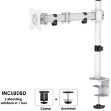 Neomounts nm-d135white monitorarm (hvid)