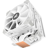 Sharkoon a60 rgb cpu køler (hvid, 4-benet pwm blæserstik)