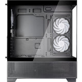 Silverstone lucid 05 mini tårnhus (sort | 2x USB-A | 1x USB-C | RGB | hærdet glas)