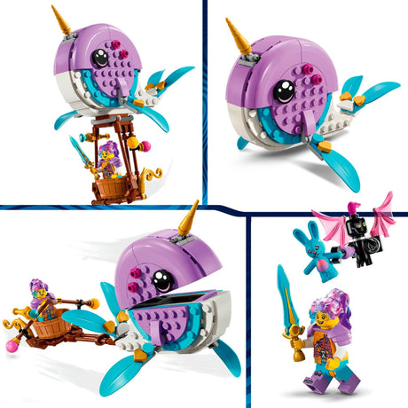 Lego dreamzzz - izzies narhval varmluftsballon byggelegetøj (71472)
