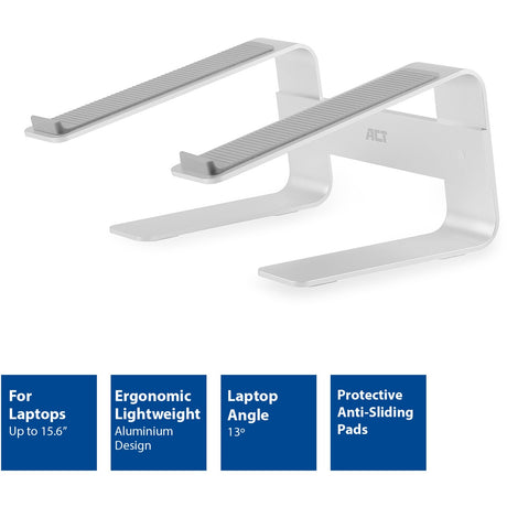 Act connectivity laptop stativ aluminium (aluminium)