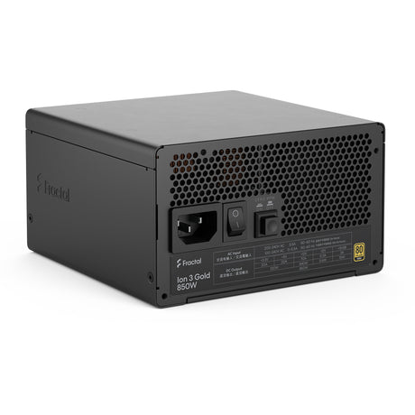 Fractal design ion gold 3 modulaire 850 watt voeding (zwart, 1x 12v-2x6, 3x pcie)