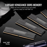 Corsair Vengeance 32 GB DDR5-6000 (2x 16 GB) RAM (sort, cmk32gx5m2b6000c30, xmp 3.0)