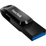 Sandisk ultra dual drive go 32 GB USB-stick (sort, USB-A 3.2 (5 GBit s), USB-C 3.2 (5 GBit s))