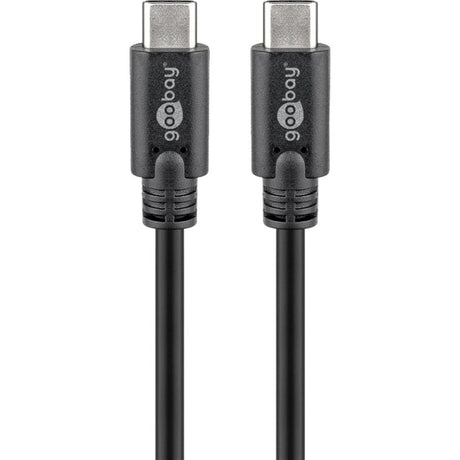 Goobay sync charge super speed USB-C kabel (sort, 3 meter)