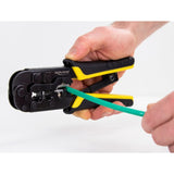 Delock universel krympeværktøj med wire stripper 90505 crimptang (sort)