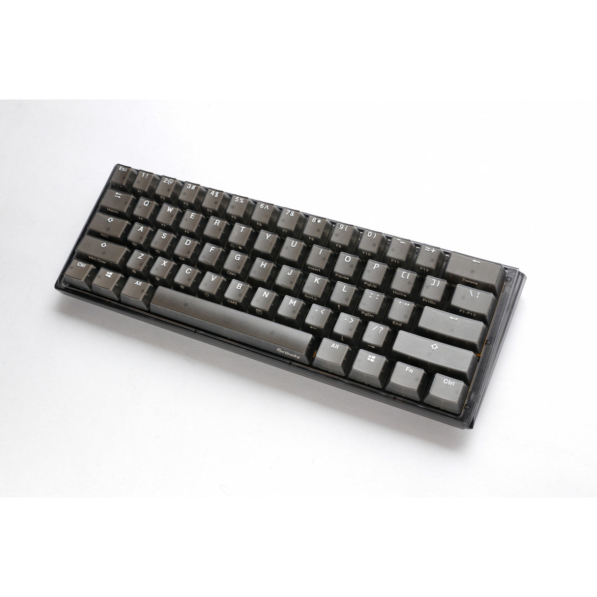 Ducky one 3 mini aura rgb mekanisk tastatur (sort, us-layout (qwerty), cherry mx brown, 60%, abs double shot, hot swap)