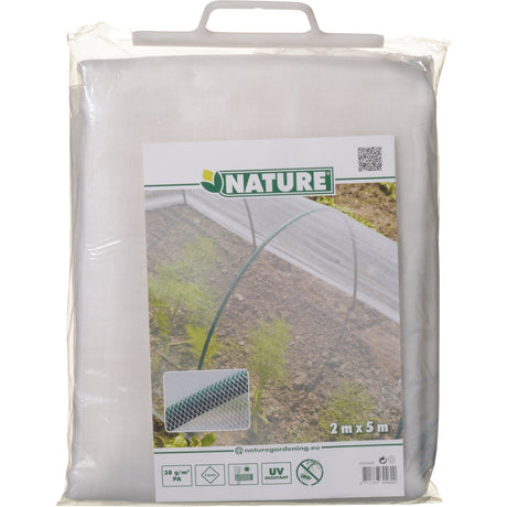 Natur anti-insekt mesh insektnet (hvid gennemsigtig, 2 x 5 m)