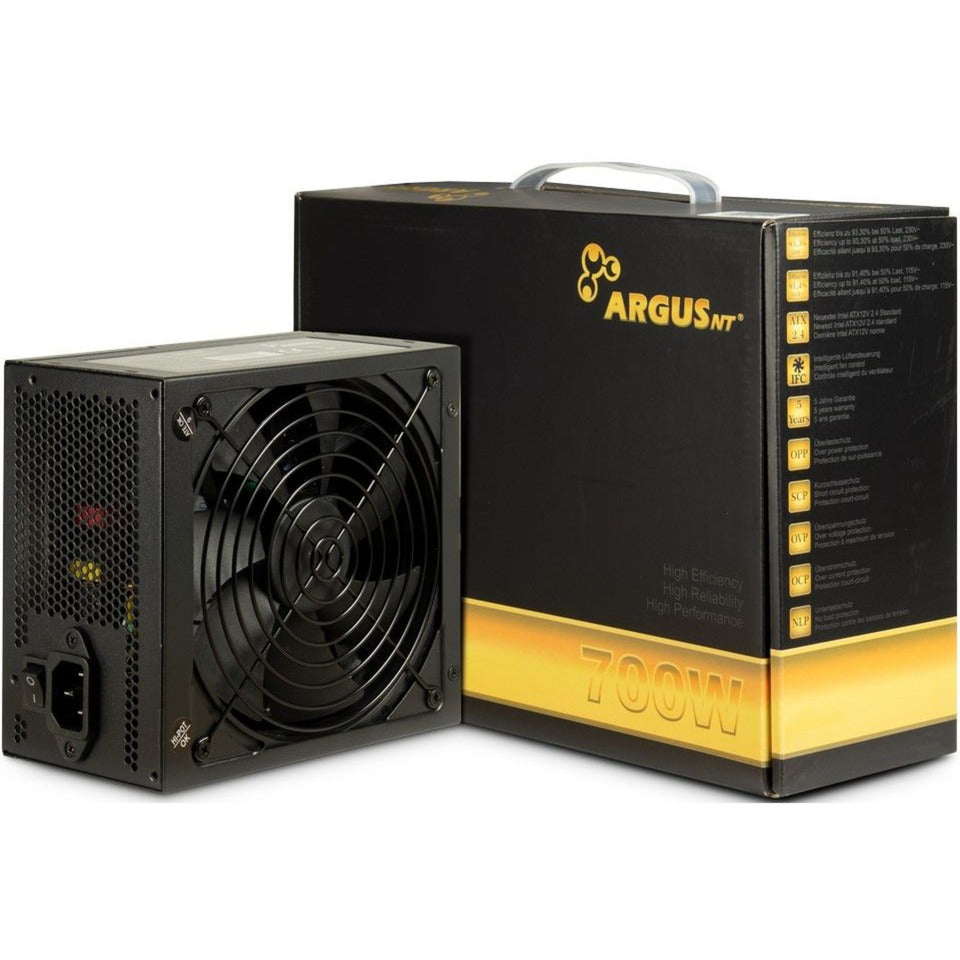 Inter-tech argus GPS-700 700 watt strømforsyning (sort, 4x pcie)