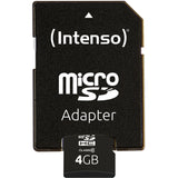 Intenso microSDHC 4GB klasse 10 hukommelseskort (inkl. SD-adapter)