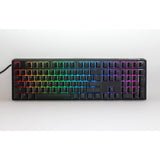 Ducky one 3 klassisk rgb mekanisk tastatur (sort, us-layout (qwerty), cherry mx brown, 100%, rgb led, double-shot pbt, hot-swappable, quack mekanik)