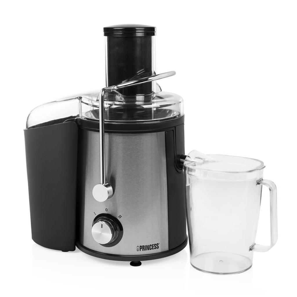 Princess 203040 juicepresser (sort rustfrit stål, opvaskemaskine egnede dele | 800 w)