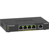 Netgear 5-ports poe+ gigabit ethernet soho unmanaged switch (gs305p) (sort)