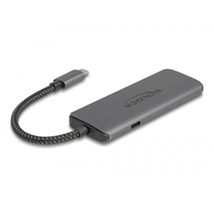 Delock USB Type-C dockingstation 8k (mørkegrå, HDMI, USB, PD 3.0 100 W)