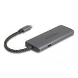 Delock USB Type-C dockingstation 8k (mørkegrå, HDMI, USB, PD 3.0 100 W)
