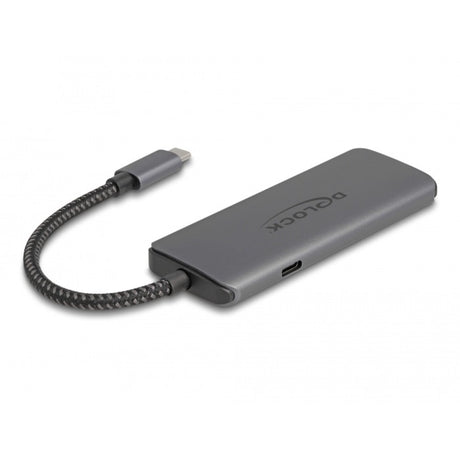 Delock USB Type-C dockingstation 8k (mørkegrå, HDMI, USB, PD 3.0 100 W)