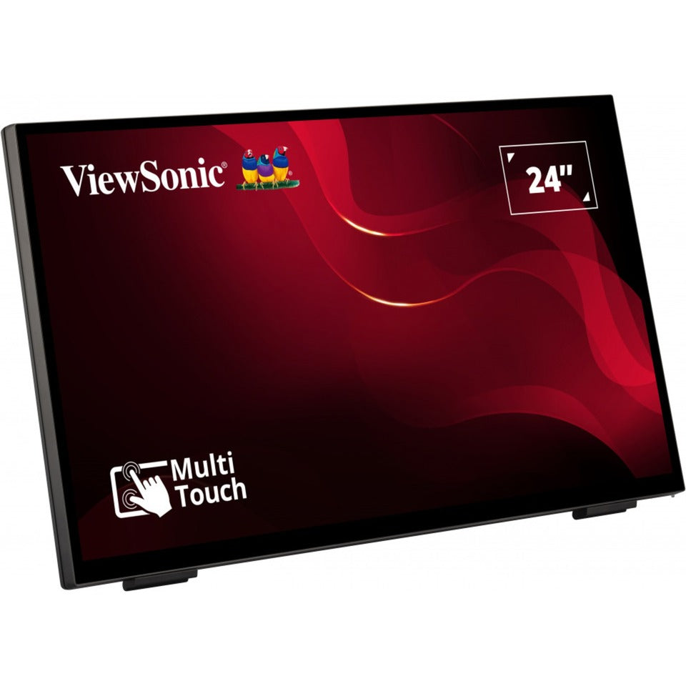 Viewsonic rammeløs berøringsskærm med 10-punkts PCAP 24 (sort, HDMI, DisplayPort, VGA)