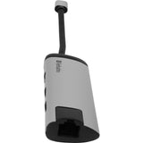 Verbatim USB 3.2 gen 1 multiport-hub, USB-C > 2x USB-A + USB-C + HDMI + RJ-45 USB-hub (sølvsort, PD, opladning op til 100 watt)