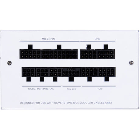 Silverstone sst-da850r-gma-www modulær 850 watt strømforsyning (hvid, 4x pcie)