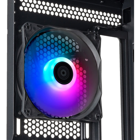 Silverstone Fara 514x Midi Tower-hus (sort | 2x USB-A | 1x USB-C | RGB | hærdet glas)