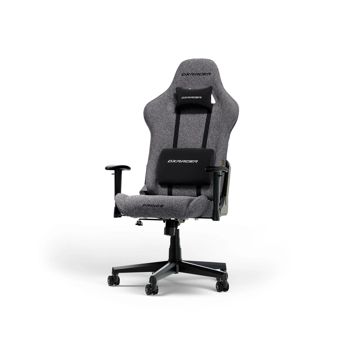 Dxracer prince l gaming stol i gråt stof (grå)