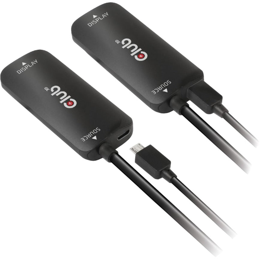Club 3D HDMI+ Micro USB til USB-C adapter (sort)