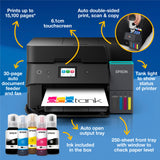 Epson ecotank et-4950 alt-i-en inkjetprinter (sort, fax, scanning, kopi, WiFi, inklusive op til 3 års blæk)
