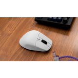 Keychron m6-a3 trådløs mus (hvid, 26.000 dpi, USB-C Bluetooth 5.1 2.4 GHz)