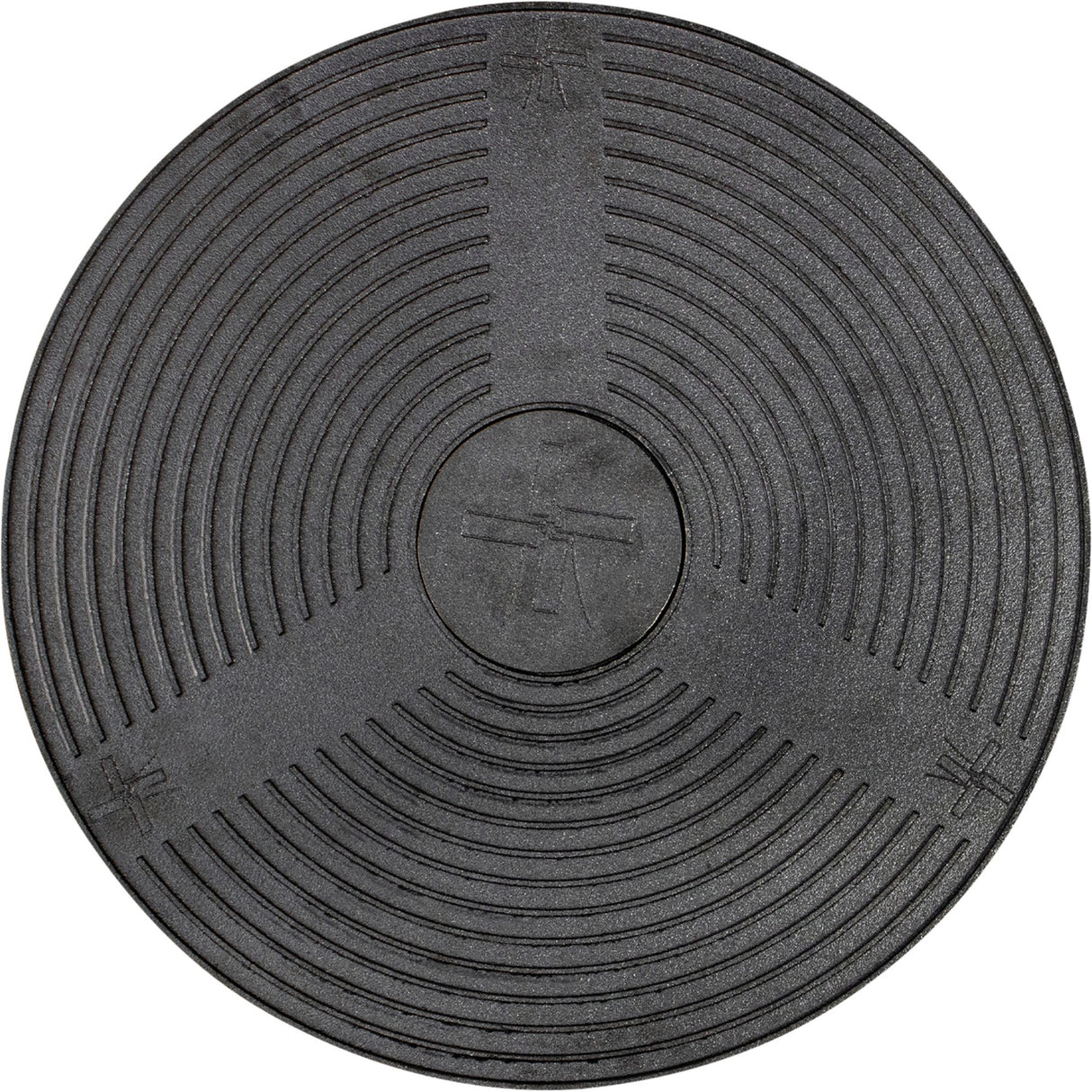 Vindmøllen plancha grillplade (sort, 75 cm)