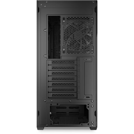 Sharkoon ak5g rgb midi tårnhus (sort | 2x usb-a | 1x usb-c | rgb | hærdet glas)