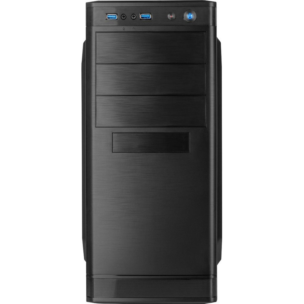 Inter-tech IT-5905 midi tårnhus (sort | 2x USB-A)