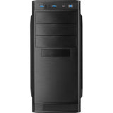 Inter-tech IT-5905 midi tårnhus (sort | 2x USB-A)