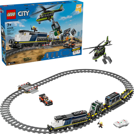 Lego ® byrøveri af polititog - legetøjstogsæt - 60508