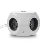 Act connectivity act strømskinne terning med 3 sokler, 30w strømforsyning USB-C a porte, kabellængde 1,5m ac2425