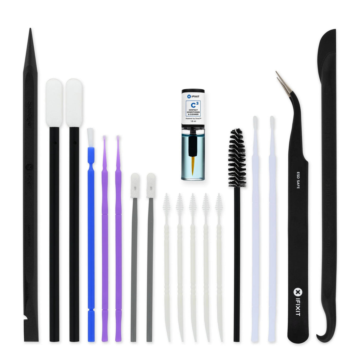 Ifixit præcisionsrengøringssæt værktøjssæt (sort blå)