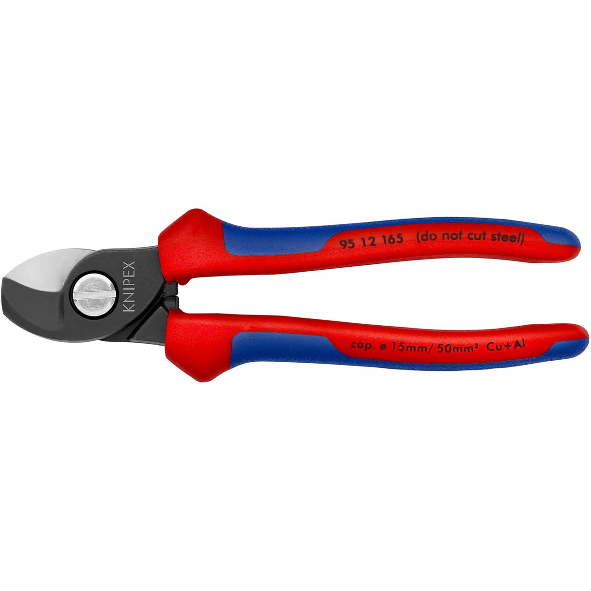Knipex 95 12 165 kabelskærer til kobber og aluminium ø 15mm