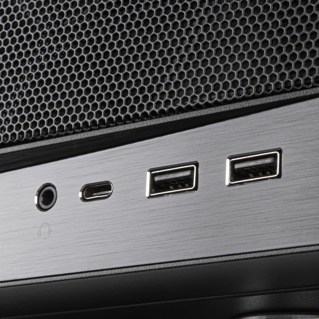 Silverstone SST-GD11B HTPC-hus (sort | 2x USB-A | 1x USB-C)