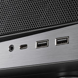 Silverstone SST-GD11B HTPC-hus (sort | 2x USB-A | 1x USB-C)