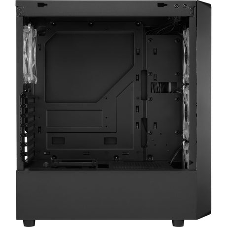Sharkoon tk4 rgb midi tårnhus (sort | 4x usb-a | rgb | hærdet glas)