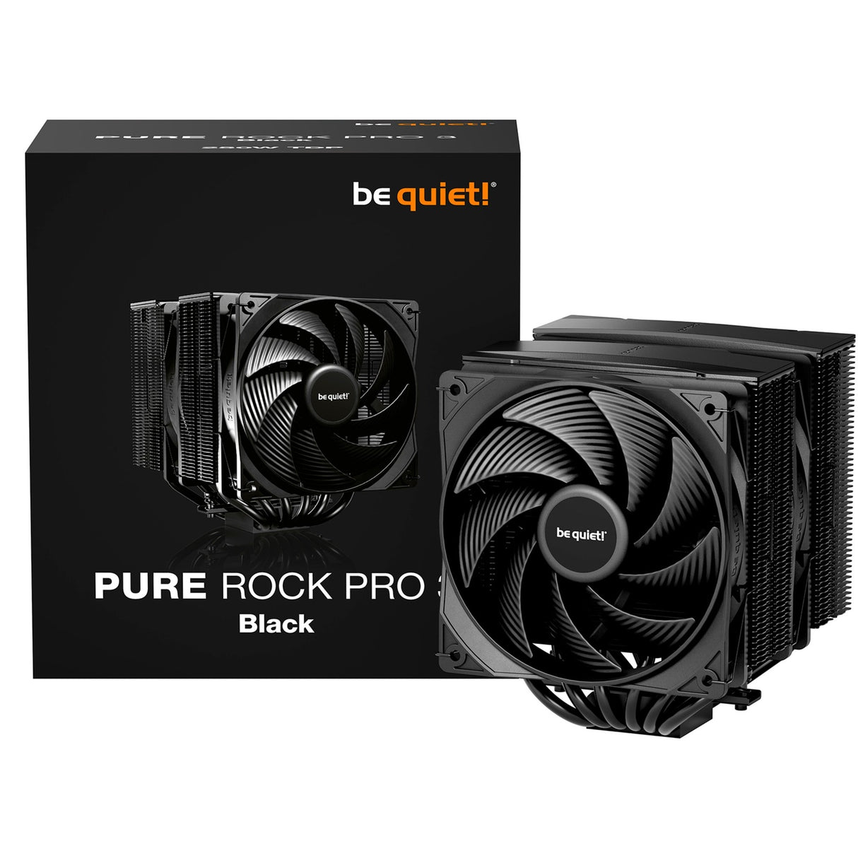Vær stille! pure rock pro 3 cpu køler (sort)