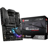 MSI MPG B550 Gaming Plus Socket AM4 bundkort (sort, RAID, GB-LAN, lyd, ATX)