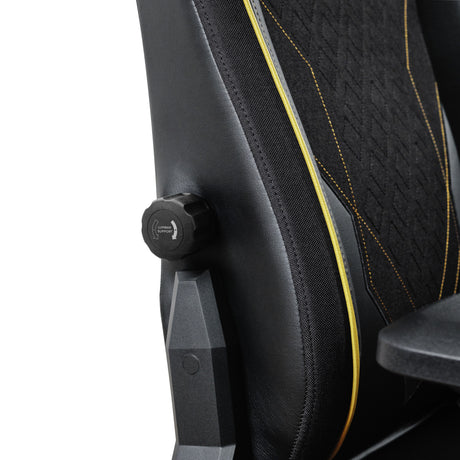 Trust gxt 721 ruya pro premium comfortabele gaming stoel (zwart geel)
